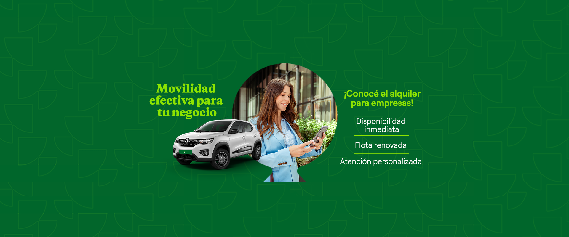 Localiza Hero Background - Movilidad efectiva para empresas